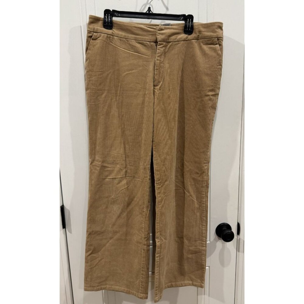 Izod Stretch 12 Khaki Tan Corduroy Pants Winter Classic EUC